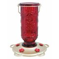 More Birds Glass Vintage Hummingbird Feeder 60-RED-VIN